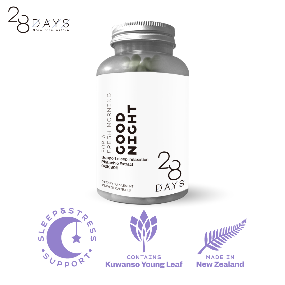 28DAYS 굿나잇-쿠완소, GABA, 피스타치오