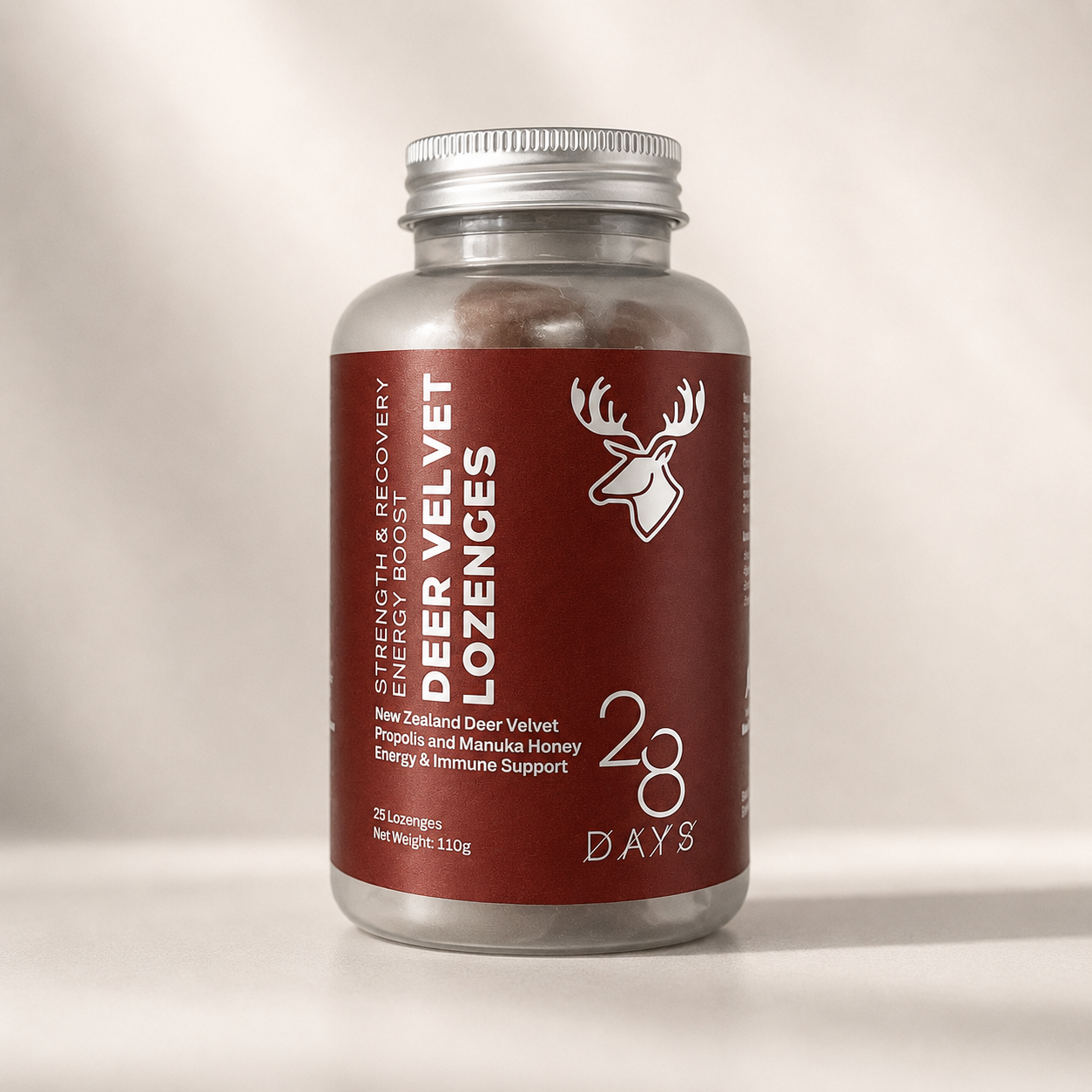Deer Velvet Energy Boost Lozenges [UMF™ 10+ Manuka honey] 25ea
